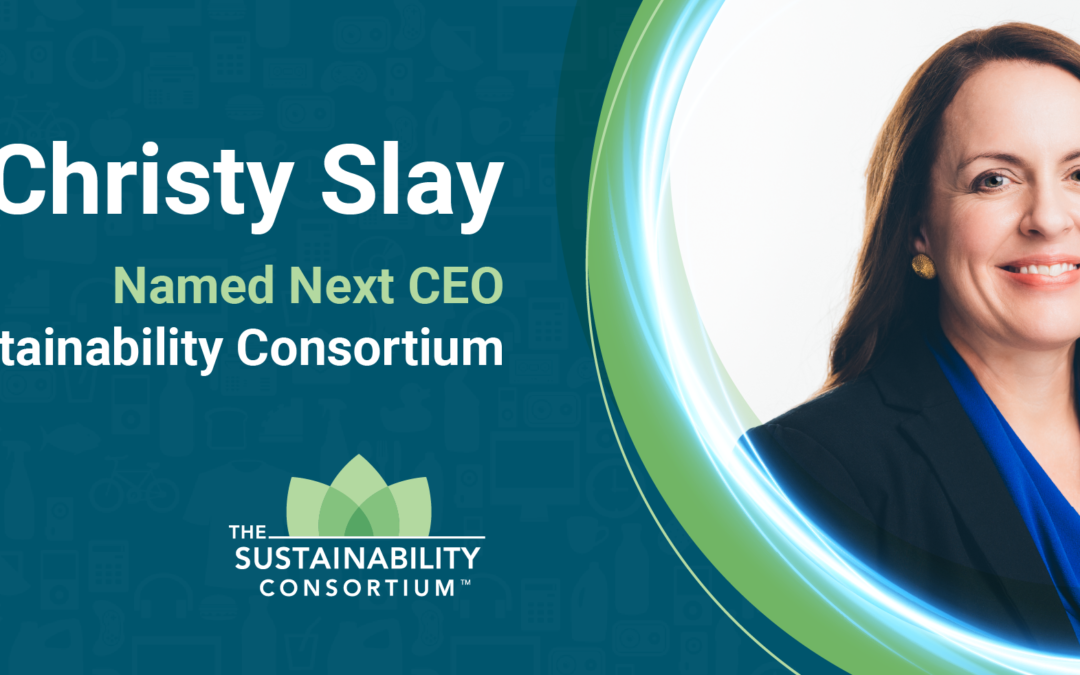 Dr. Christy Slay Named Next CEO of The Sustainability Consortium
