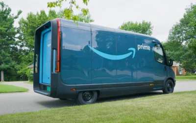 Amazon’s electric delivery vehicles from Rivian roll out across the U.S.