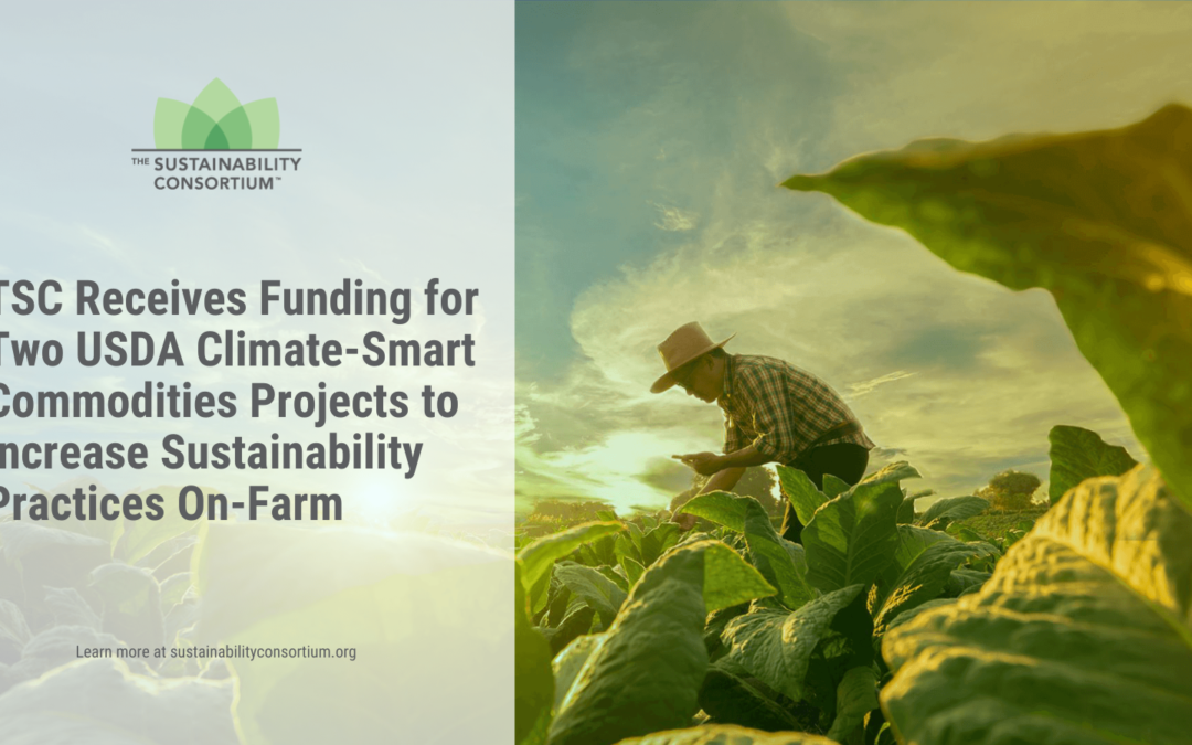 TSC Receives Funding for Two USDA Climate-Smart Commodities Projects to Increase Sustainability Practices On-Farm