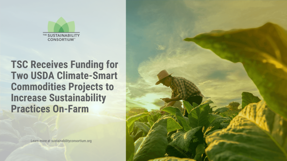 TSC Receives Funding For Two USDA Climate-Smart Commodities Projects To ...